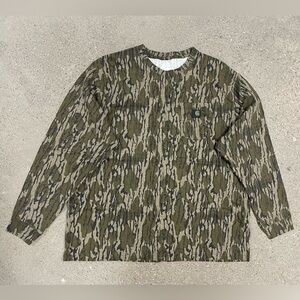 Carhartt Loose Fit Mossy Oak Camo Long Sleeve heavyweight shirt size 2XL